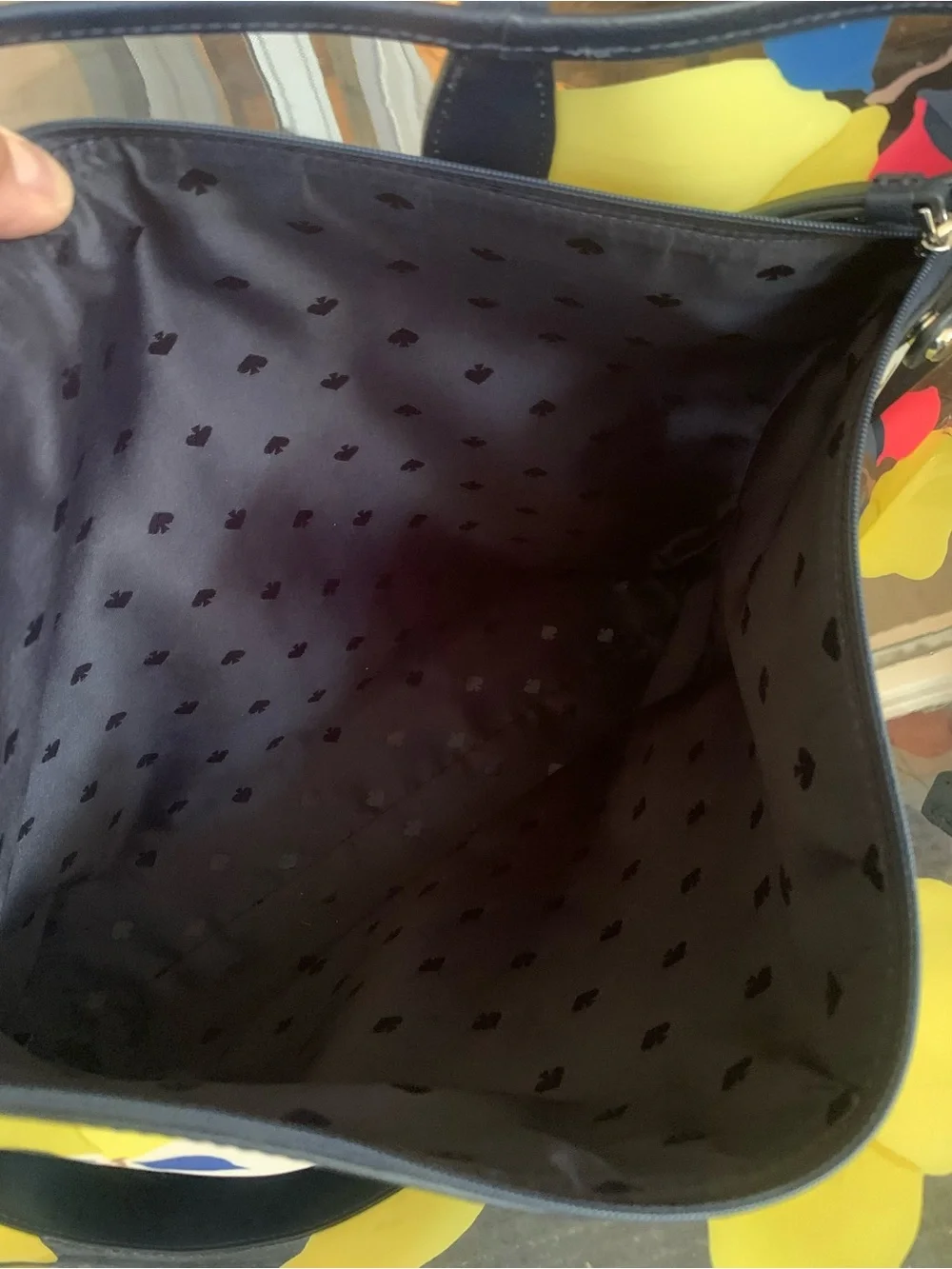 Kate Spade New York Clear Lemon Print Tote Bag